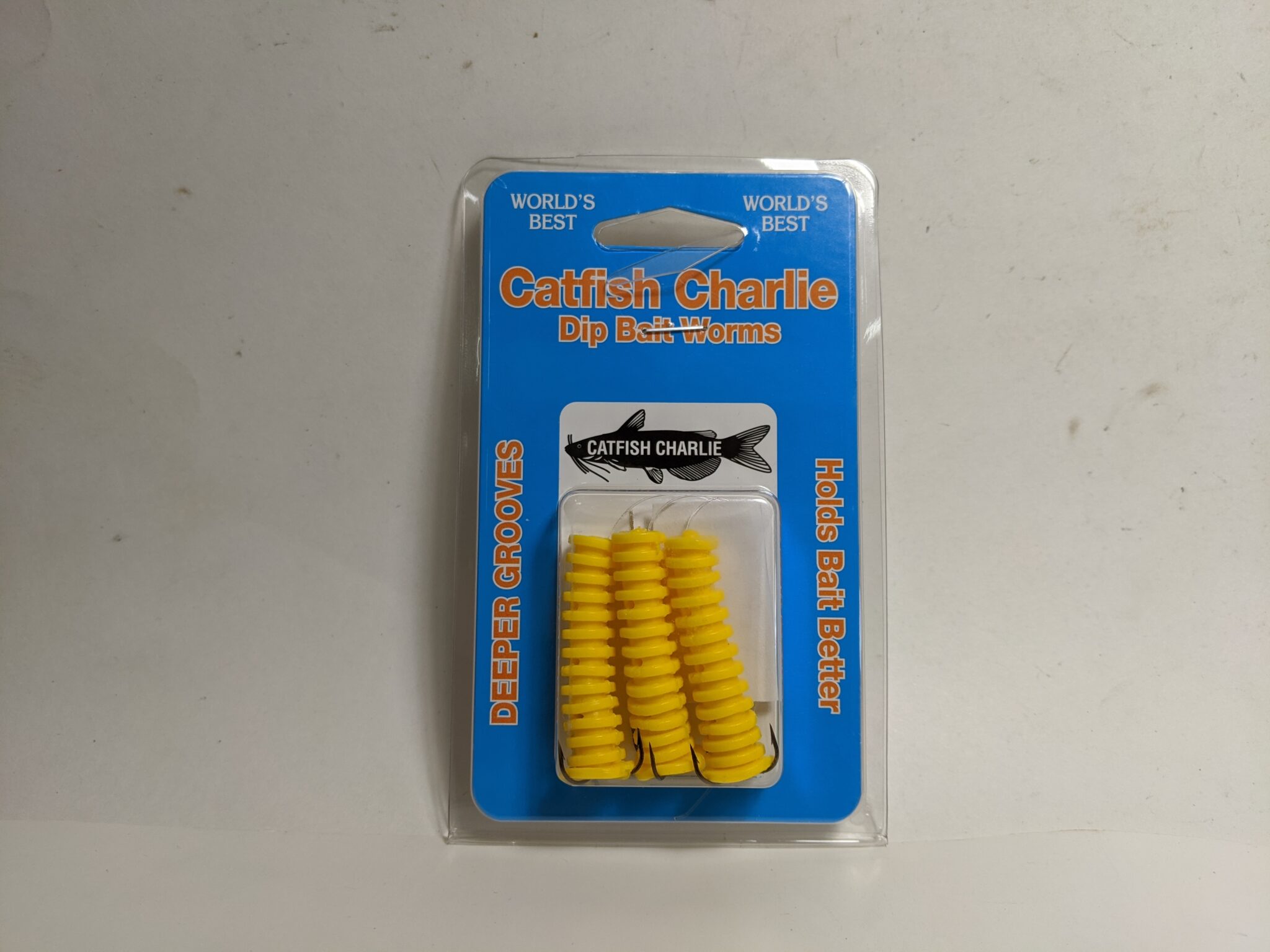 Catfish Charlie Plastic Dip Bait Worms Pack Hilltop Outdoor Supply